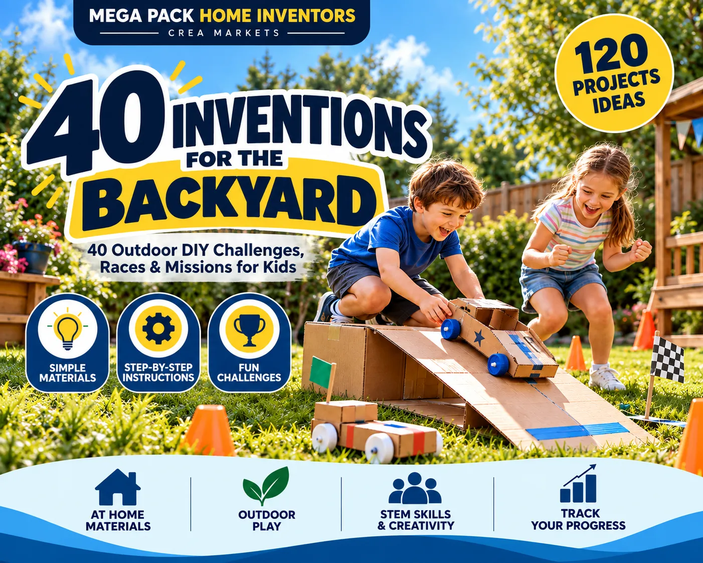 40 Backyard Inventions — outdoor challenges
